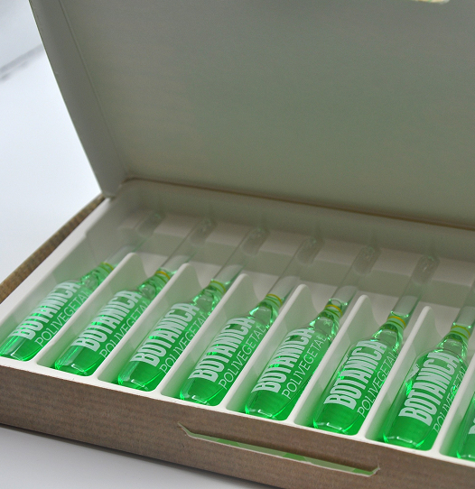 caja con ampollas anticaída