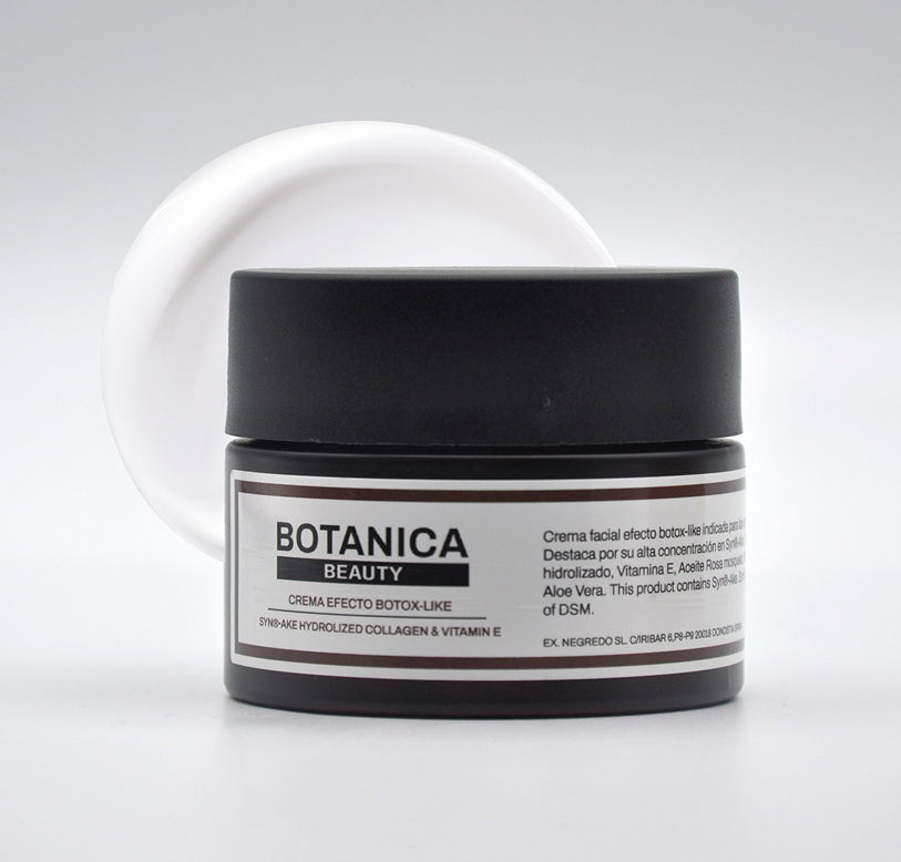 envase crema efecto botox con textura