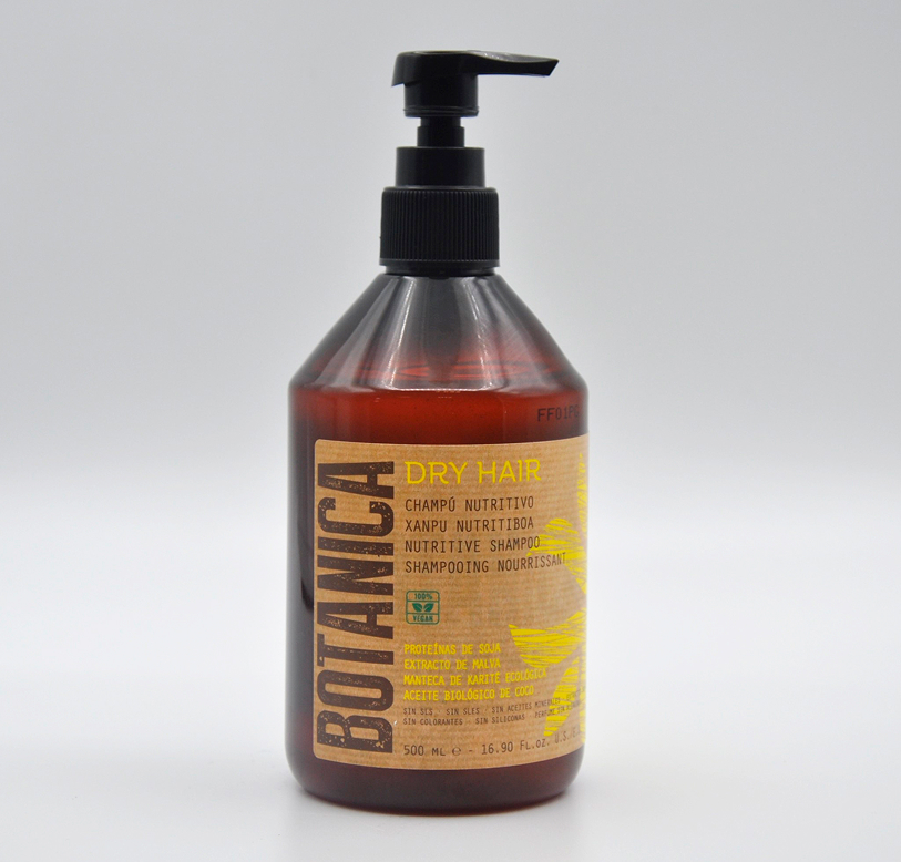 envase champú dry hair